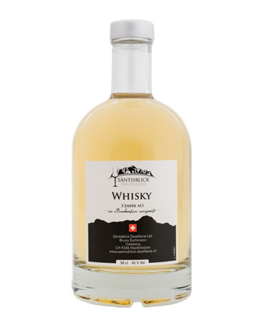 Säntisblick Destillerie, Whisky, Bourbonfass, 50cl