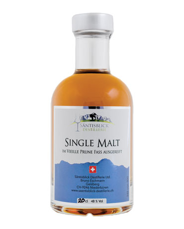 Säntisblick Destillerie, Single Malt, Vieille Prune Fass, 20cl